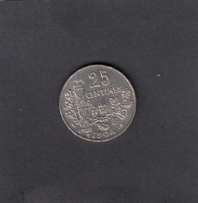 Beschrijving: 25 Centimes  
